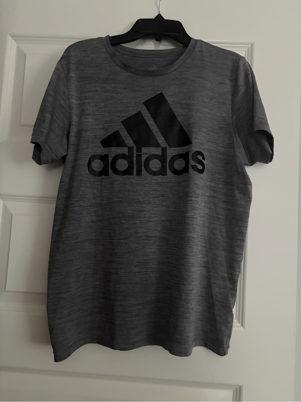 Adidas Boys Black and Gray Shirt
